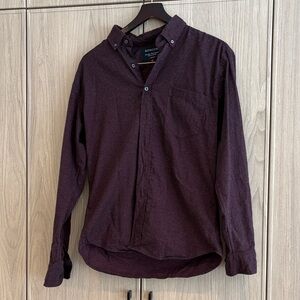 Men's Purple Button Down